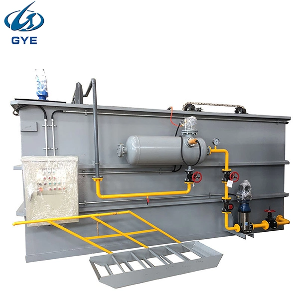 Horizontal Flow Type Rectangle Dissolved Air Flotation Dyeing Sewage Treatment Machine