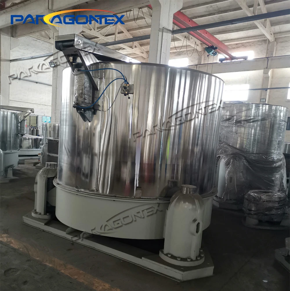 Factory Automatic Lifting Cage Dewatering Machine/Dehydrator for Cotton Absorbent Bleaching /Loose Fiber Dyeing