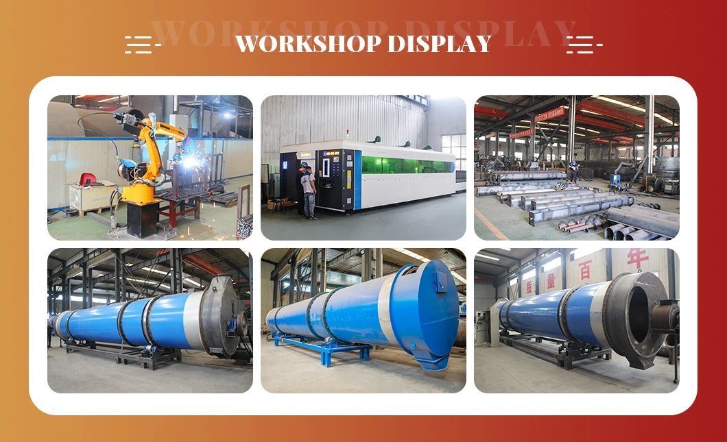 Low Temperature Steam Tube Rotary Dryer Machine for Drying Biomass, Feed, Fertilizer