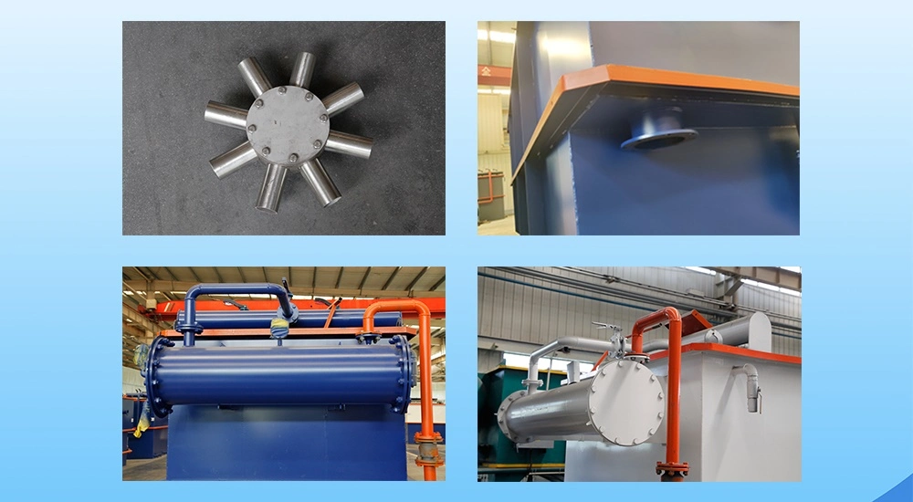 Flat Flow Dissolved Air Flotation Sewage Water Treatment Equipment