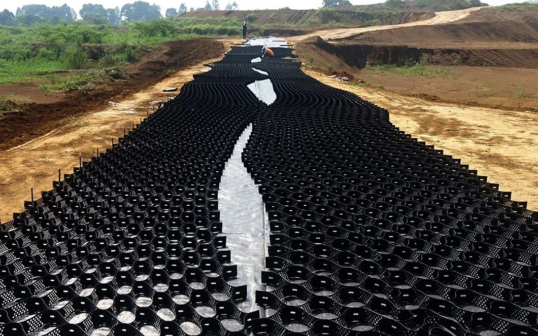 Plastic Polypropylene Honeycomb Geocell Gravel Grid Stabilizer Price