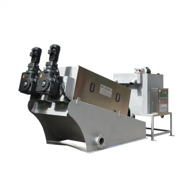 La impresión y tratamiento de aguas residuales de la fábrica de teñido de prensa de tornillo de deshidratación de lodos de la máquina para eliminación de aguas residuales