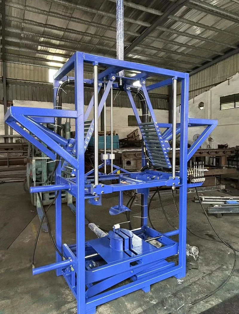 New Design Pneumatic Type Rubber Old Tire Tripling Machine