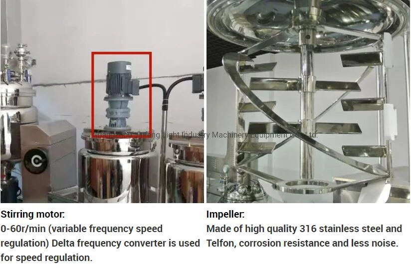 Jf-a Creme Vacuum Homogenizer Scar Removal Cream Making Machine Pharmaceutical