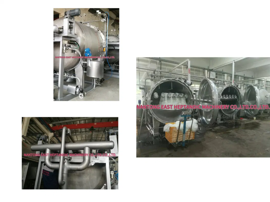 High Temperature Automatic Dyeing Machine Polyester Clothing Knitted Fabric