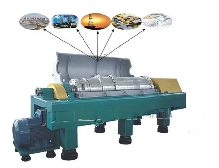 Horizontal Industrial Decanter Centrifuge Waste Oil Centrifugal Machine