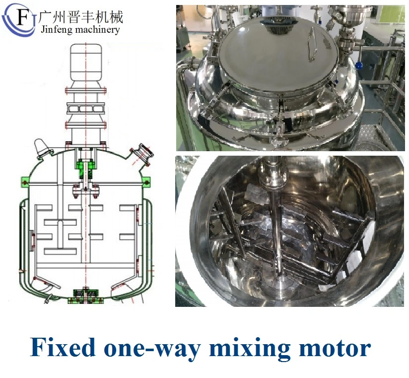 Jf Steam Heating Cosmetic Cream Ointment Making Vacuum Homogenizing Emulsifying Machine