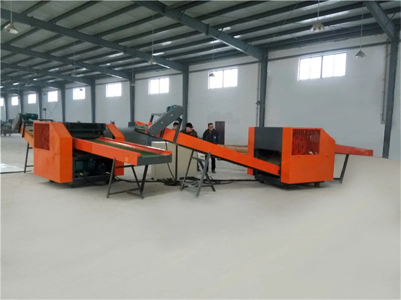 Waste Textile Fabric Cutting Machine Old Clothse Yarn Waste Jeans Garment Waste and Plastic Coconut Fiber Cutting Machine Rotary Blade