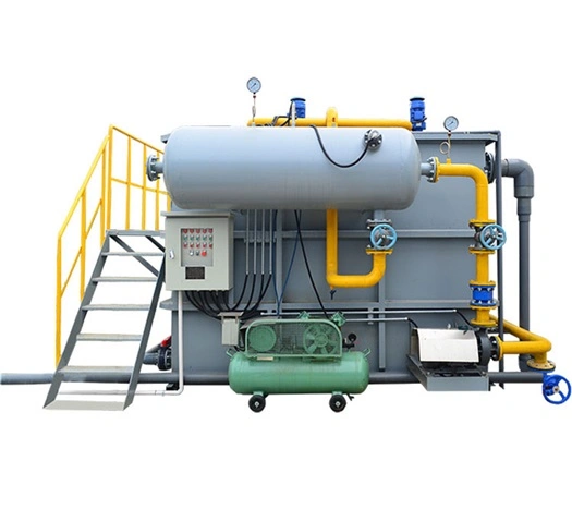 Daf Advection Dissolved Air Flotation Machine Small Food Processing Clothing Printing and Dyeing Slag Scraper Slaughtering Waste Sewage Treatment Equipment