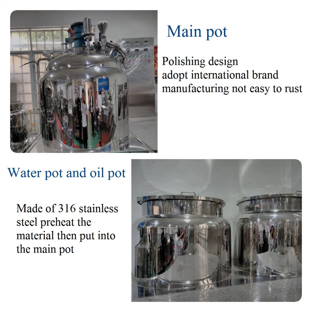 Manufacture Shampoo Cosmetics Stationary Handmade Soap and Detergent Making Machine