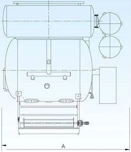 High Temperature Textile Dyeing Airflow Machine