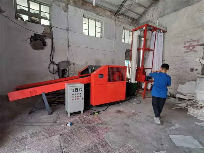 Waste Textile Fabric Cutting Machine Old Clothse Yarn Waste Jeans Garment Waste and Plastic Coconut Fiber Cutting Machine Rotary Blade