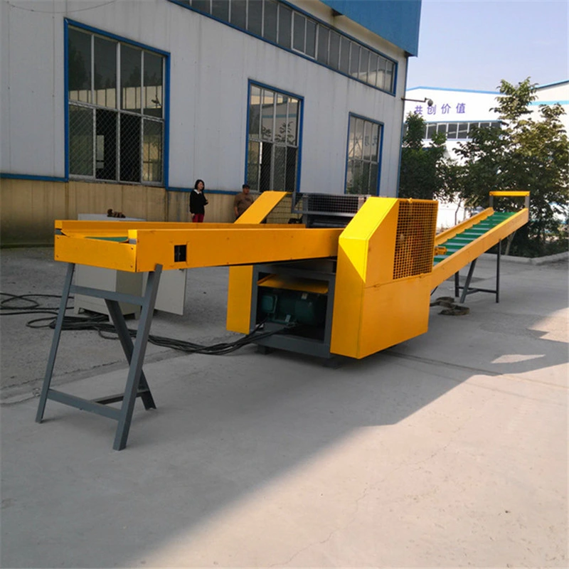 Waste Textile Fabric Cutting Machine Old Clothse Yarn Waste Jeans Garment Waste and Plastic Coconut Fiber Cutting Machine Rotary Blade