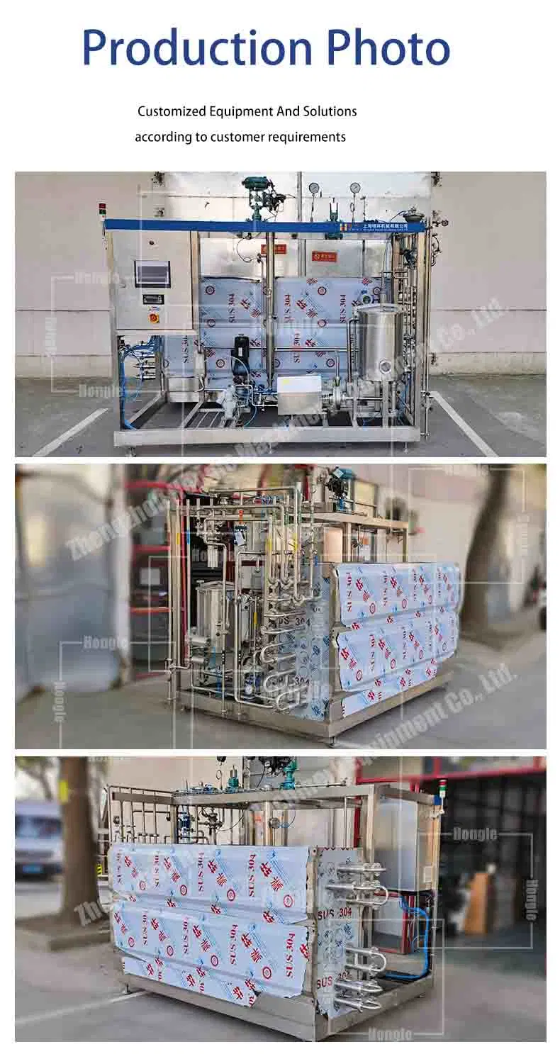 Pressure Processing Sterillizer Hpp Machine Intelligent High Temperature Coil Type Uht Sterilizer