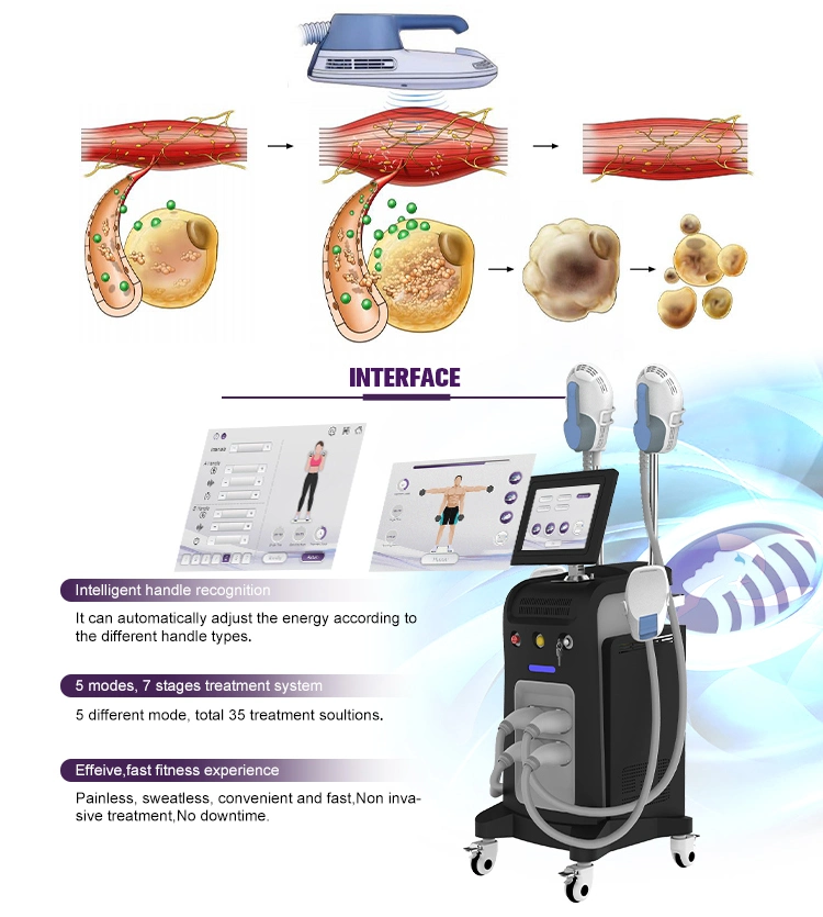 Advanced Non-Invasive Surgical Sculpt Liposuction Machine Building Muscle Fat Burning Hi-EMT