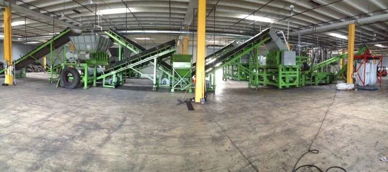 Recycling Old Tire Cutting Machine Tire Disposal Machine for Tdf