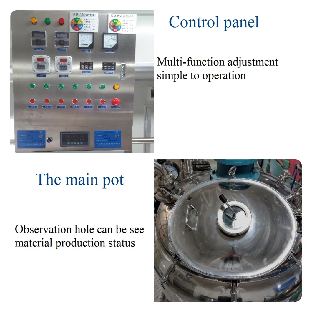 Jf Steam Heating Cosmetic Cream Ointment Making Vacuum Homogenizing Emulsifying Machine