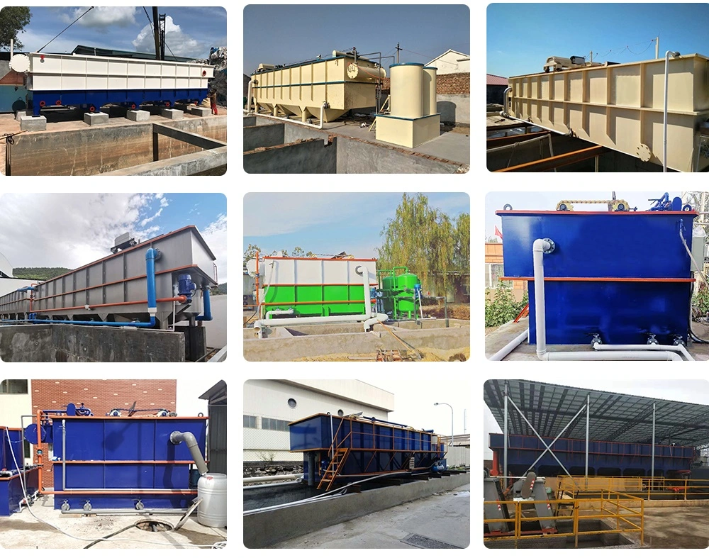 Flat Flow Air Flotation Machine for Waste Water Treatment
