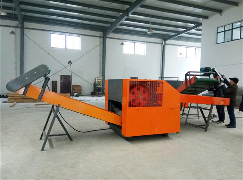 Waste Textile Fabric Cutting Machine Old Clothse Yarn Waste Jeans Garment Waste and Plastic Coconut Fiber Cutting Machine Rotary Blade