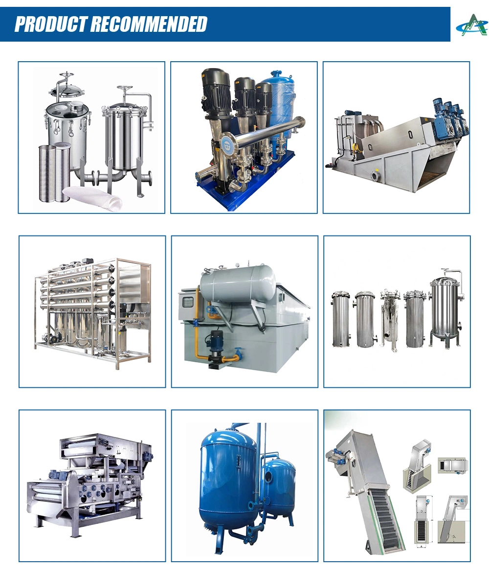 Printing and Dyeing Factory Waste Water Treatment Screw Press Sludge Dewatering Machine for Sewage Disposal
