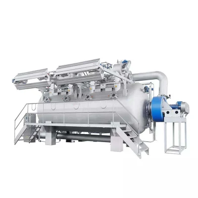 Macchina per tintura di tessuti per maglieria a flusso eccessivo ad alta temperatura