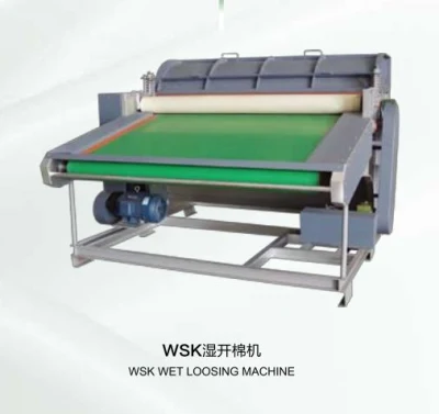 Cotone poliestere sciolto fibra sbiancante tintura Finishing produzione linea di macchine