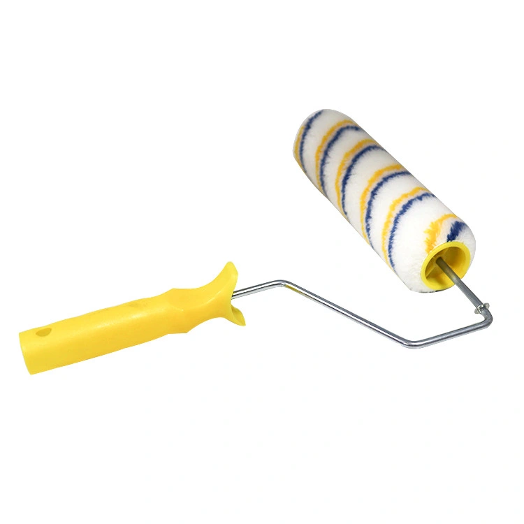 Yellow Stripe Acrylic Paint Roller Paint Brush Roller Brush