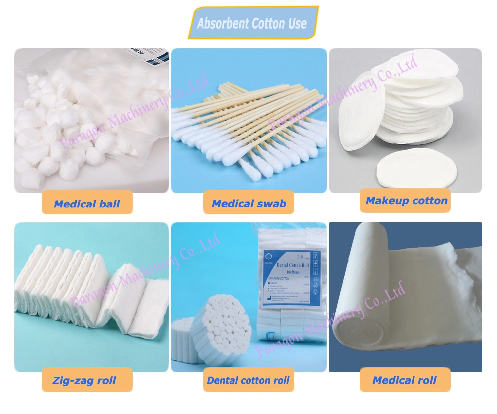 Factory High Quality Cotton Cake Making Machine for Cotton Absorbent Bleaching Production