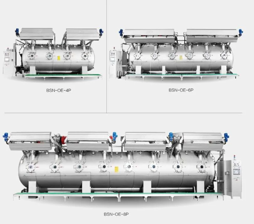 Basuni Low Liquor Ratio Overflow Fabric Towel Hosiery Cloth Dyeing Machine