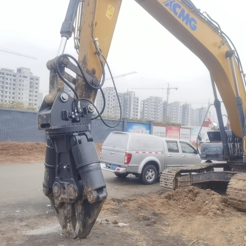 Chinese Direct Factory Hydraulic Rotating Excavator Attachment Ytct Demolition Double Cylinder Metal Scrap Shear for Excavator