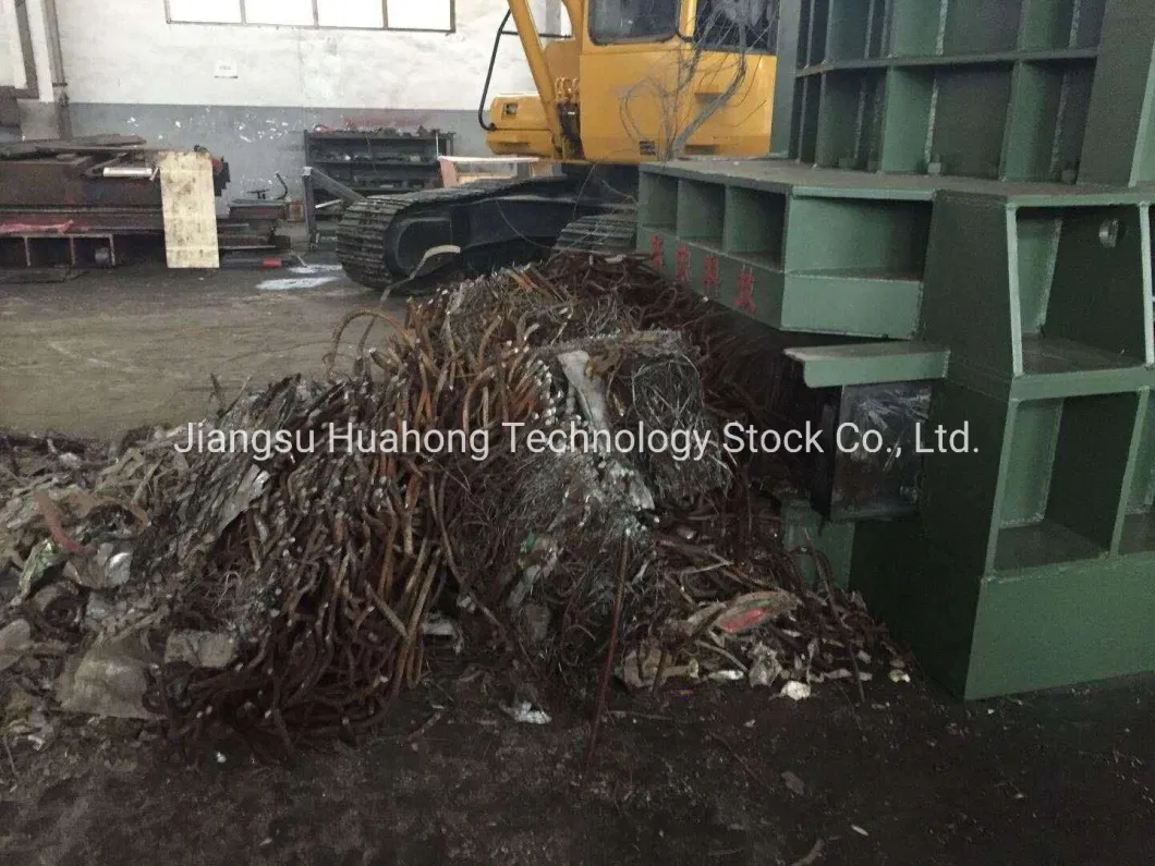 Monthly Deals Cheap Hydraulic Scrap Car Shell Non-Ferrous Metal Rould Square Steel I-Beam Rebard Container Box Shear Cutting Shearing Recycling Machine Qw-630b