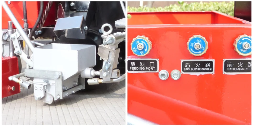Hand-Push Thermoplastic (hotmelt) Screed Application Road Marking Machine Tr-Htp55 Type