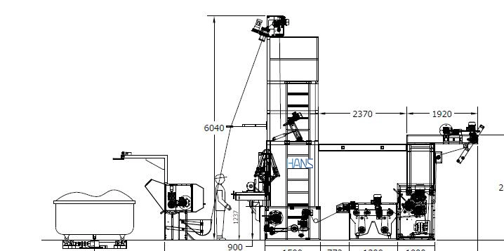 High Temperature Dyeing Machine Fabric Rope Detwsiter Rope Opening Machine