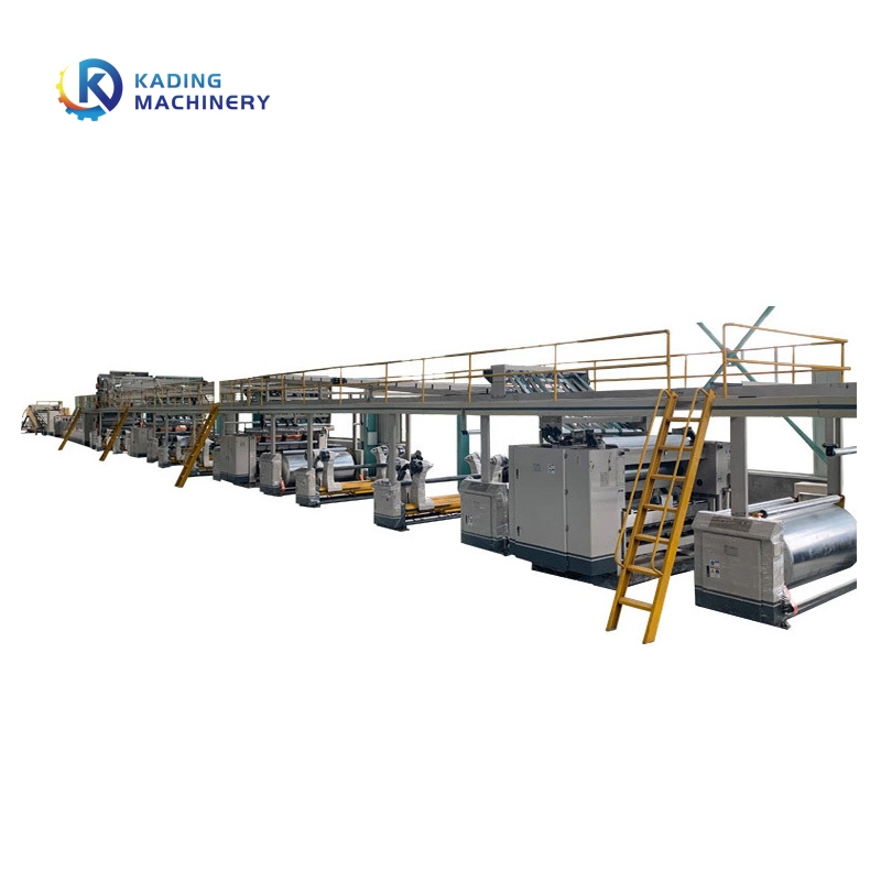 Fully Automatic 5-Layers Carton Box Making Machine Corrugated Paperboard Production Line