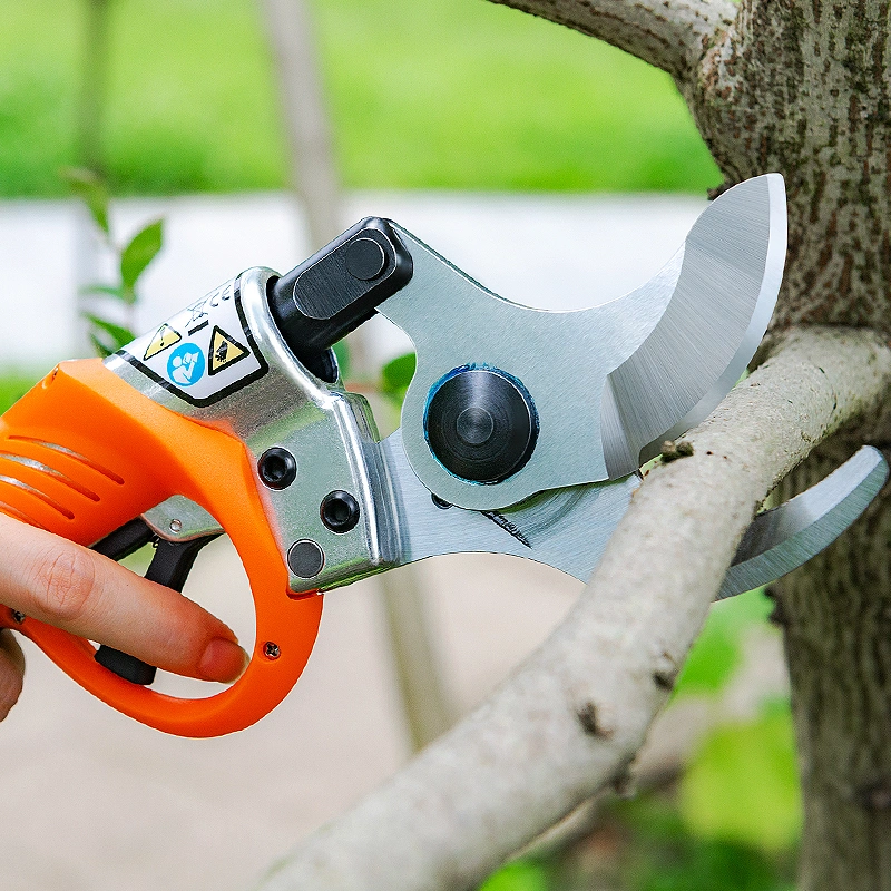 Chinese Garden Tools 50mm Cutting Diameter Electric Tree Scissors Pruning Shears