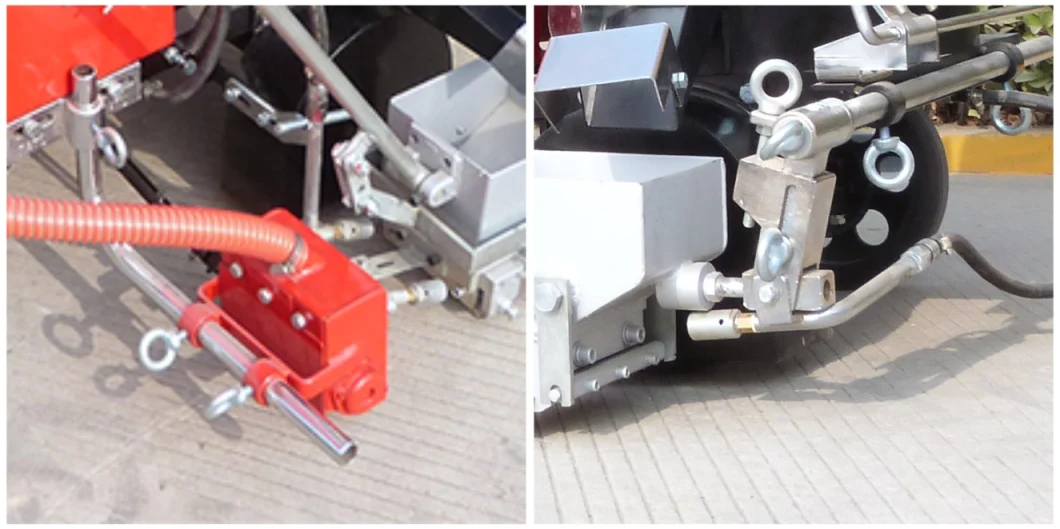 Hand-Push Thermoplastic (hotmelt) Screed Application Road Marking Machine Tr-Htp55 Type