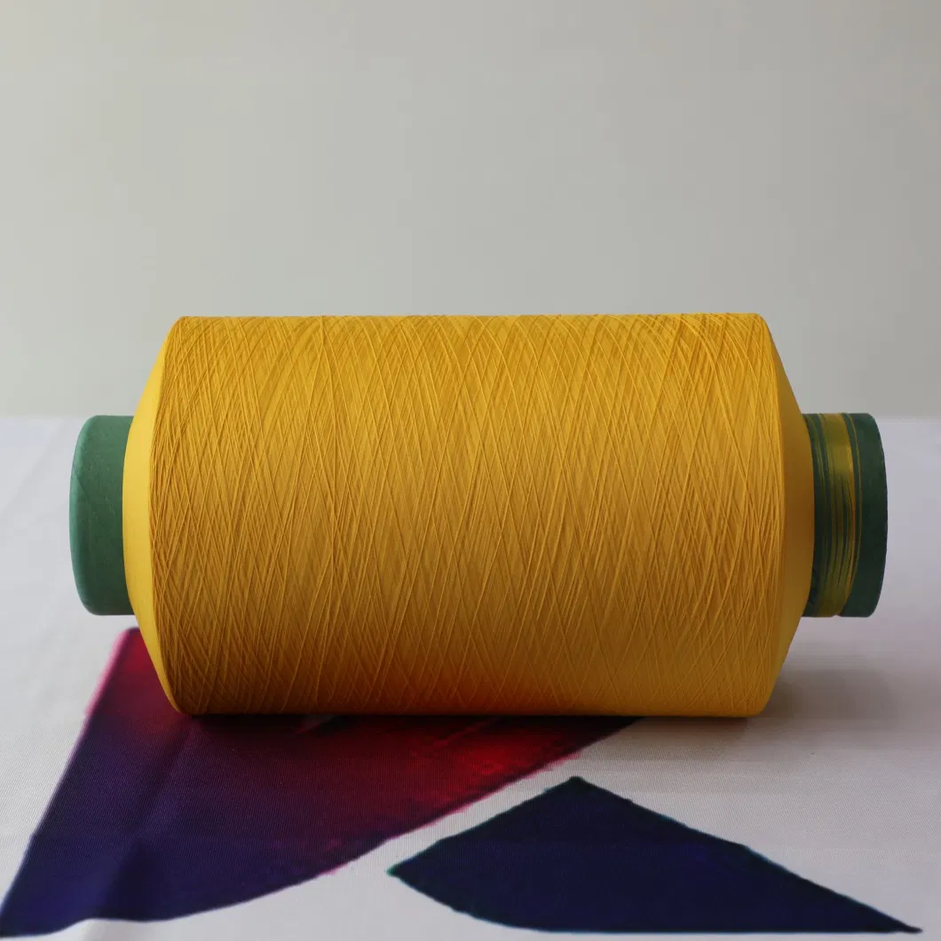 High Quality 70d/24f Nylon DTY Dyed Yarn Yellow for Socks Customized Colors