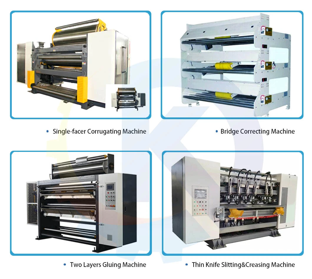 Fully Automatic 5-Layers Carton Box Making Machine Corrugated Paperboard Production Line