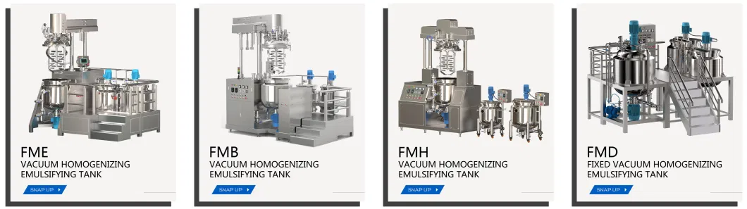 F01 Vacuum Cosmetic Cream/ Petroleum Jelly/ Body Lotion / Face Cream / Margarine Making Machine Hydraulic Lifting Emulsifying Mixer Homogenizer Mixing Machine