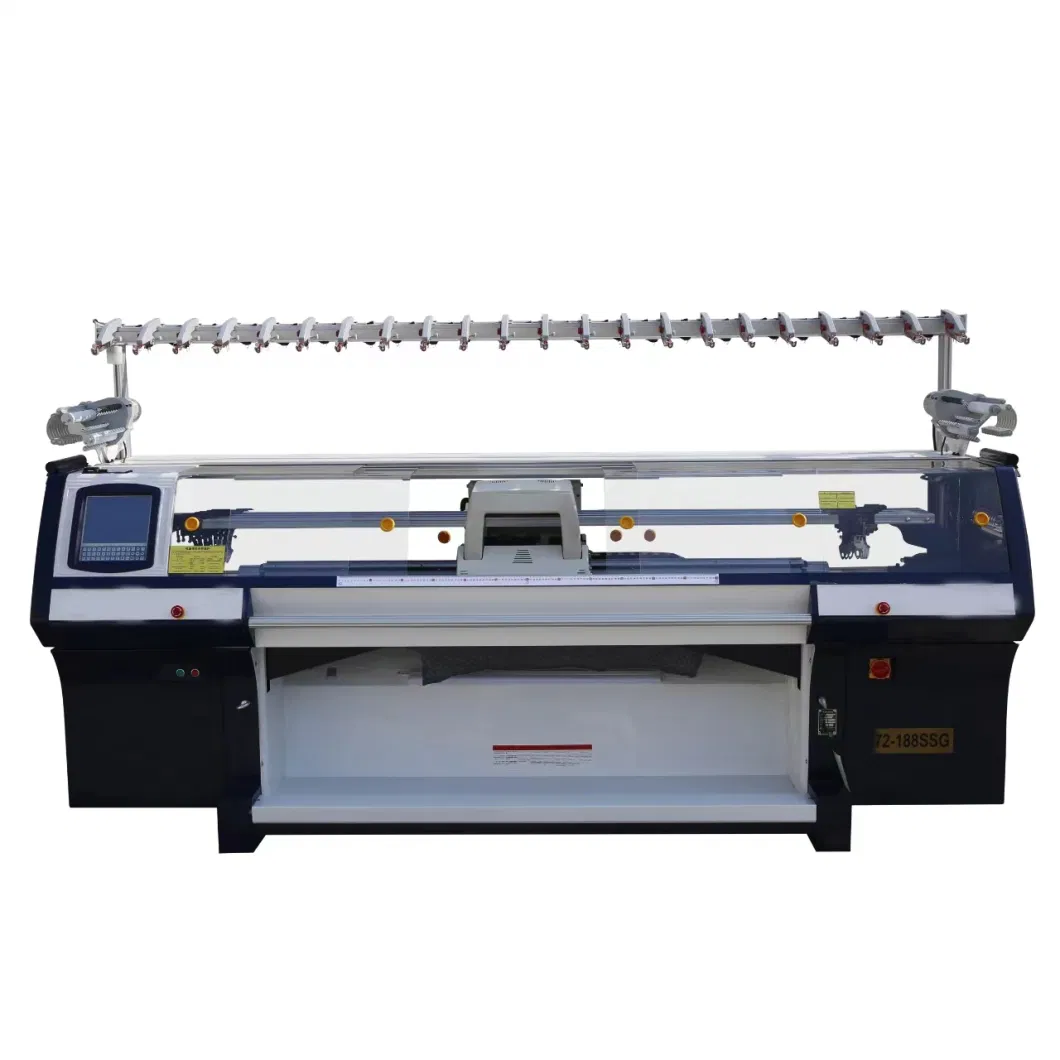 Dual System Four-Wheel Drive Double-Rolla Flat Knitting Machine From China Supplier for Scarf Hat Shoes Sweater Tshirt Sample Textile Yarn Dyeing and Finishing