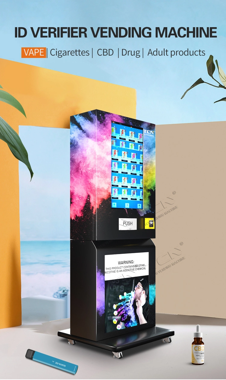 Tcn Wholesale Small Vending E-Cigarette Vape Vending Machines with Age Recognition