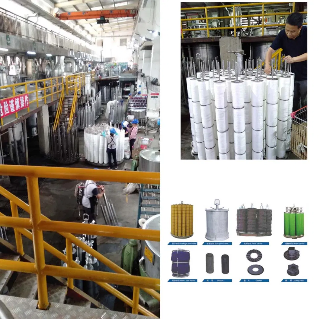 High Temperature High Pressure Push Type Garment Dyeing Machine for Loose Fiber