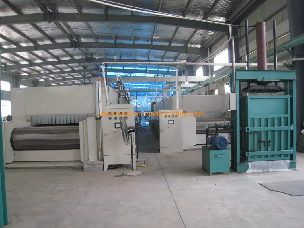 Cotton Polyester Loose Fiber Bleaching Dyeing Finishing Production Machine Line