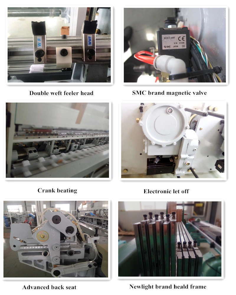 Jlh9200 Four Color Air Jet Dyeing Weaving Machine with 800rpm