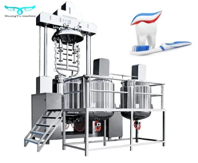 Зубная паста производственной линии вакуумный миксер для приготовления эмульсий шампунь крем заслонки смешения воздушных потоков бумагоделательной машины