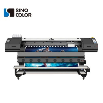 Производитель широкий формат цифровой струйной печати принтер экологически чистых растворителей Sj-740c с Dx8 печатающей головки