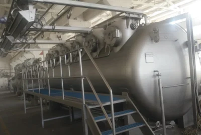 Текстильный высокого давления воздушного потока окрашивания механизма машины для окончательной обработки