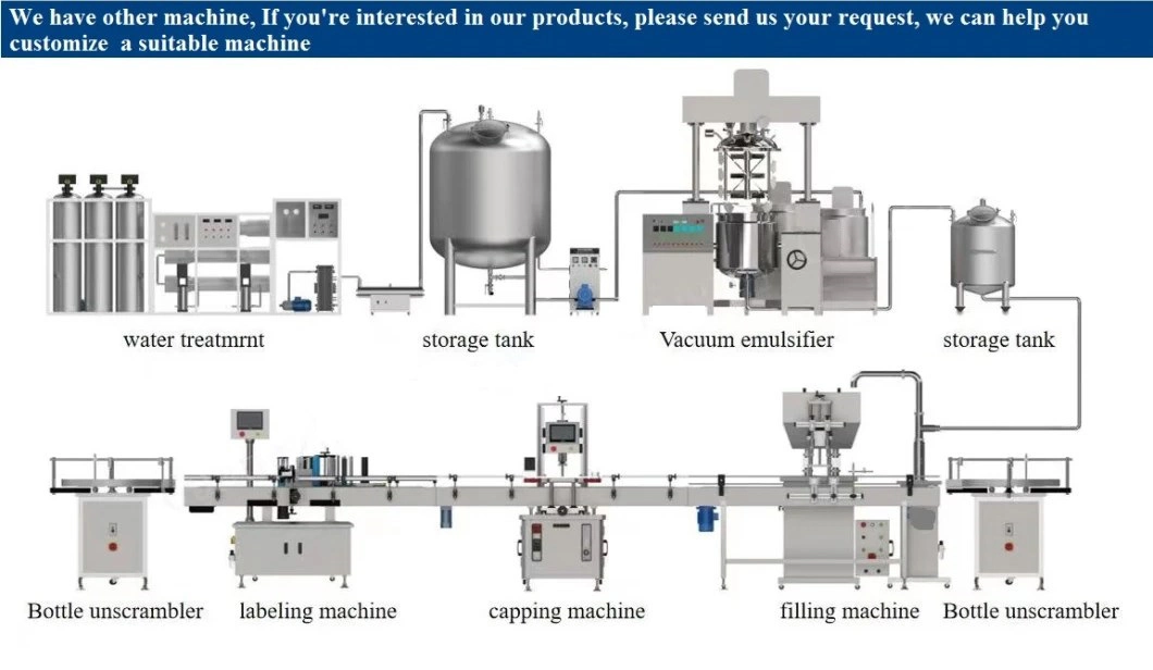 100L High Quality Mixing Machine for Liquid Soap Detergent Making