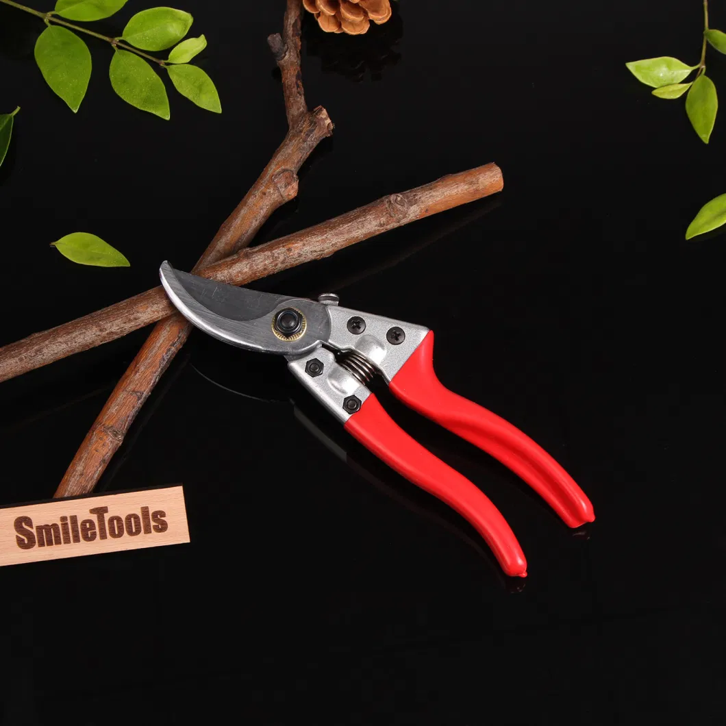 China Manufacturer Professional Garden Tools Pruning Shears Curved Gardening Flower Scissor