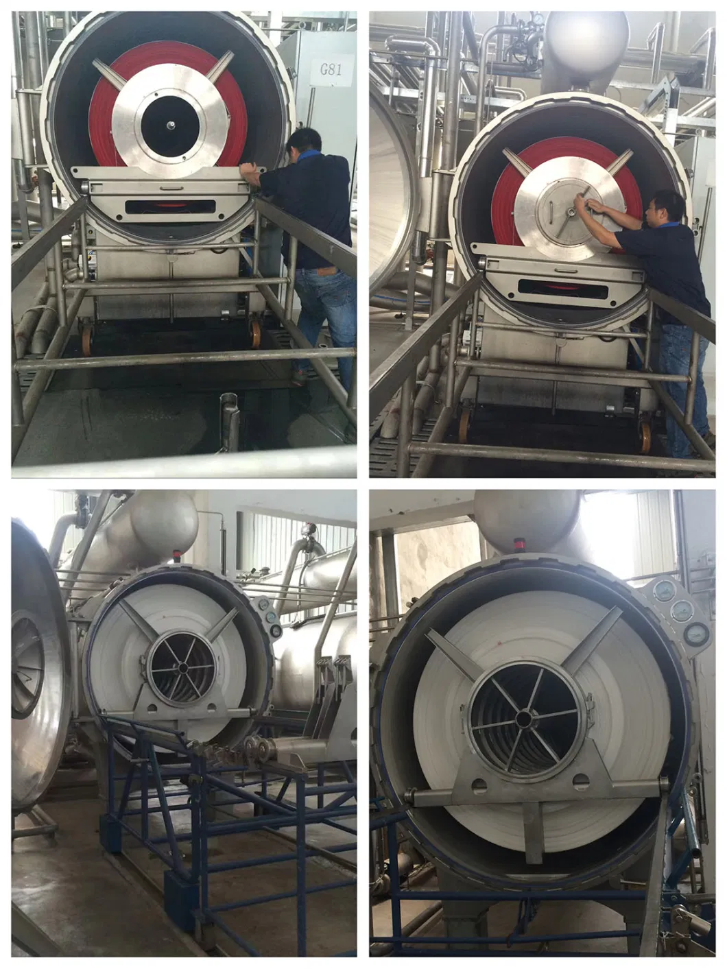 High Temperature Warp Beam Dyeing Machine Used for Filament Warp-Fabric